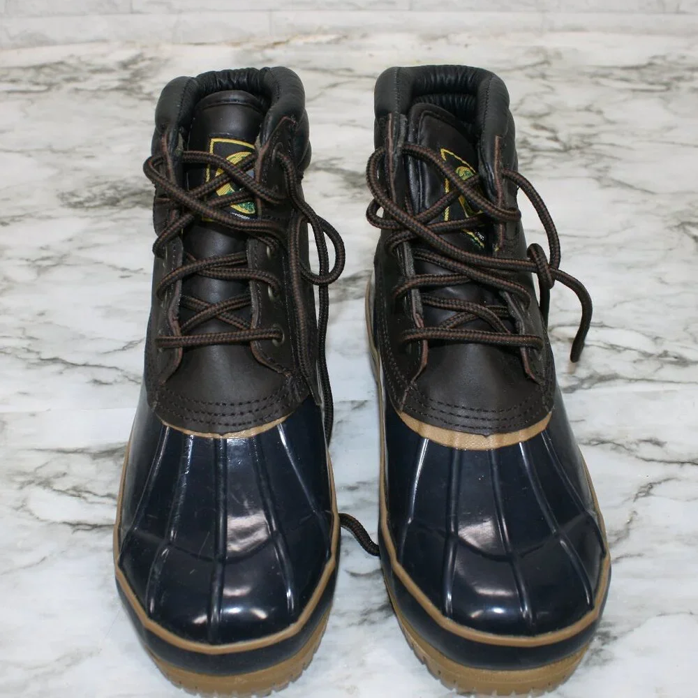 CRATER RIDGE Boots Pike 2 Leather Rubber Waterproof Blue Duck Outdoor Men's 6